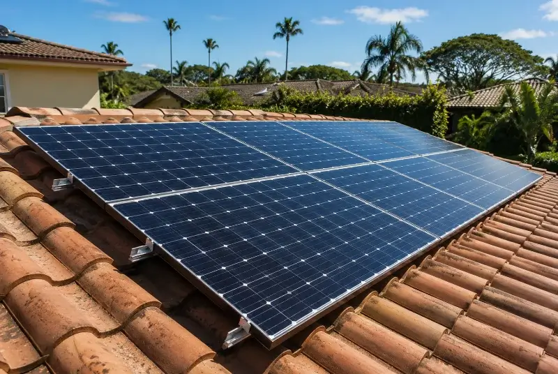Installation de panneaux solaires à Bersée